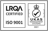 ISO9001 and UKAS Certified